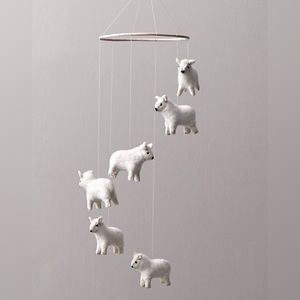 NWT RESTORATION HARDWARE felt sheet baby mobile